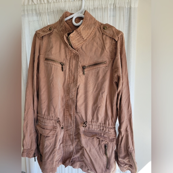 [NEW] 100% Tencel Military-inspired Jacket - Picture 1 of 7